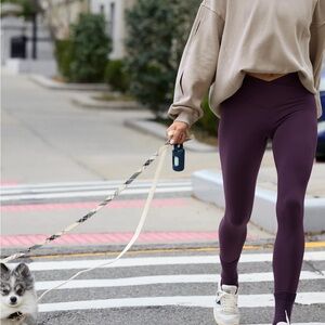 NWT (2 pairs) Aerie high-rise purple leggings, M